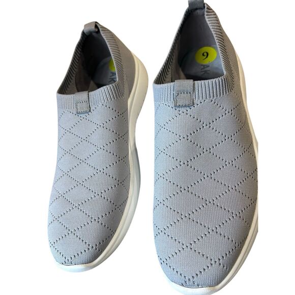 Anne Klein Gray Diamond IFlex Slip-On Aktina Shoes Sneaker Size 9M - Picture 3 of 9